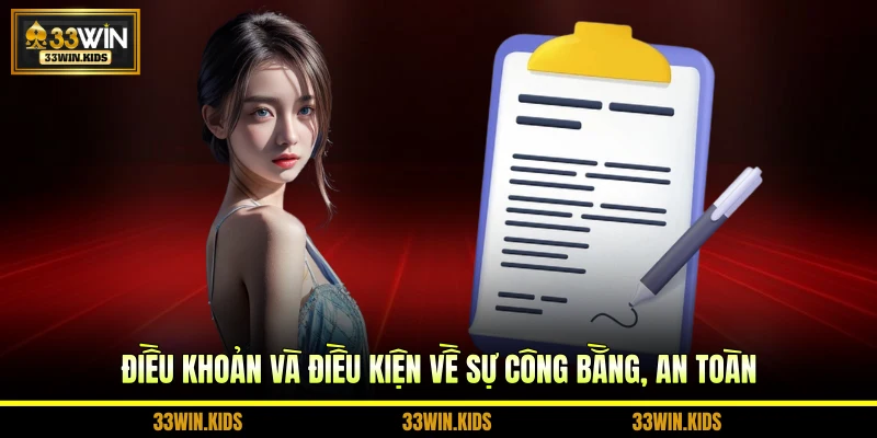 Điều khoản và điều kiện về sự công bằng, an toàn